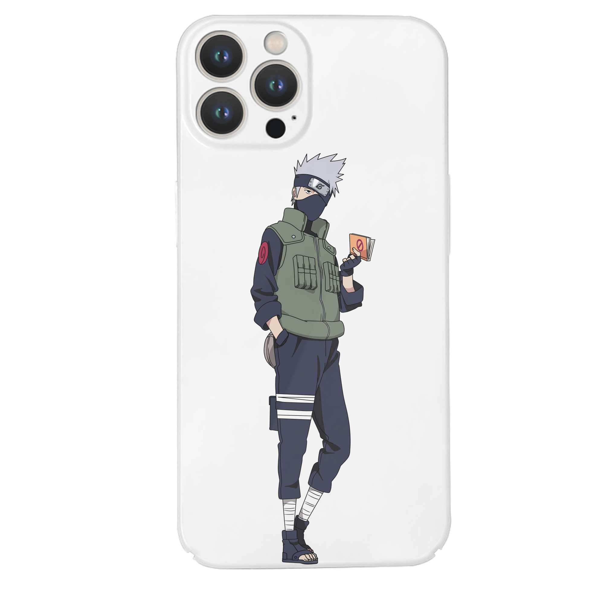 （画像用） NARUTO -ナルト- はたけ カカシ Hatake Kakashi 【iPhone 14シリーズ対応】ハードケース